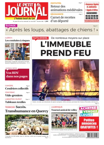 Le Petit Journal - L'hebdo local du Lot - 25 Apr 2024