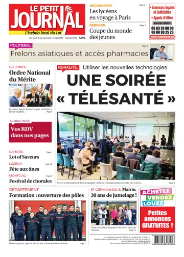 Le Petit Journal - L'hebdo local du Lot - 9 May 2024