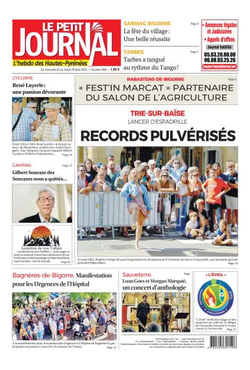 Le Petit Journal - L’hebdo des Hautes-Pyrénées - 24 Aug 2023