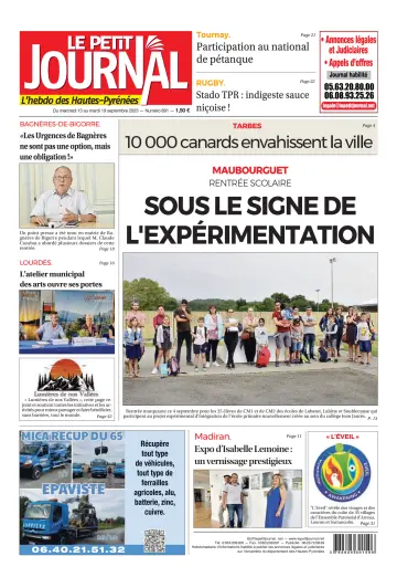 Le Petit Journal - L’hebdo des Hautes-Pyrénées - 14 Sep 2023