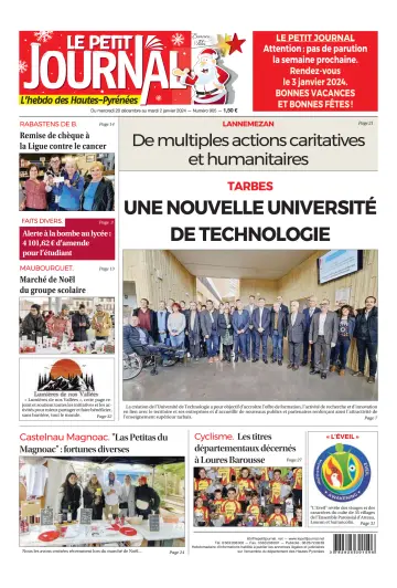 Le Petit Journal - L’hebdo des Hautes-Pyrénées - 21 12月 2023