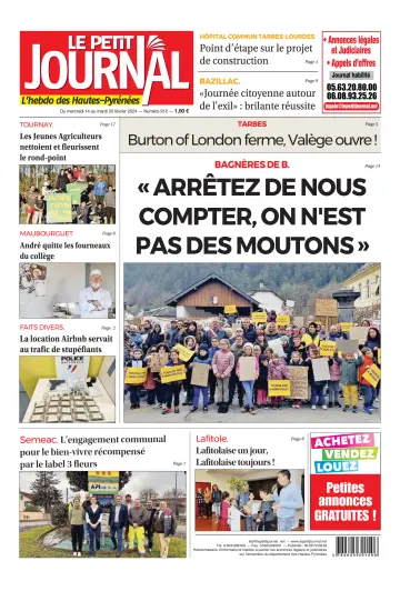 Le Petit Journal - L’hebdo des Hautes-Pyrénées - 15 Feabh 2024
