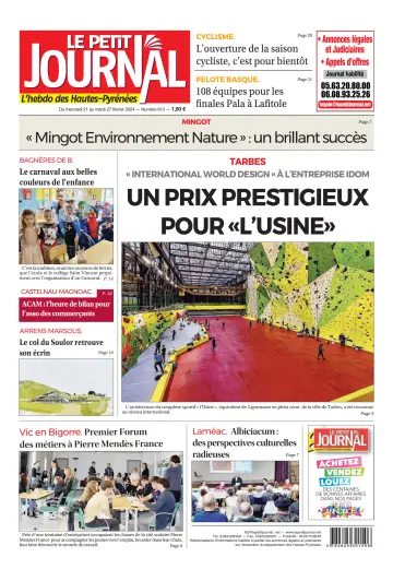 Le Petit Journal - L’hebdo des Hautes-Pyrénées - 22 Şub 2024