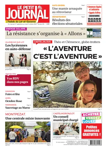 Le Petit Journal - L'hebdo du Lot-et-Garonne - 26 Sep 2023