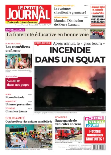 Le Petit Journal - L'hebdo du Lot-et-Garonne - 3 Oct 2023