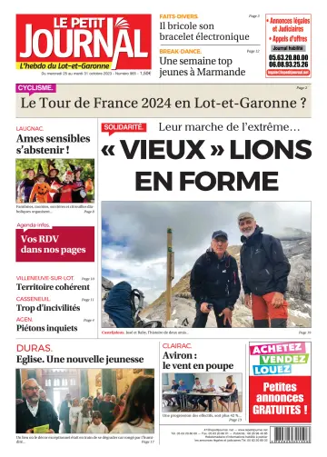 Le Petit Journal - L'hebdo du Lot-et-Garonne - 24 Oct 2023