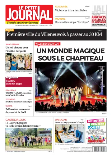 Le Petit Journal - L'hebdo du Lot-et-Garonne - 5 Dec 2023