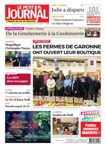 Le Petit Journal - L'hebdo du Lot-et-Garonne - 12 Dec 2023