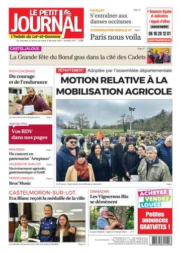 Le Petit Journal - L'hebdo du Lot-et-Garonne - 30 Jan 2024