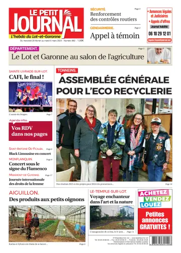 Le Petit Journal - L'hebdo du Lot-et-Garonne - 27 Feb. 2024