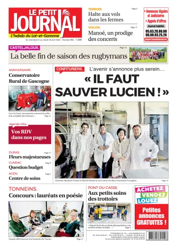 Le Petit Journal - L'hebdo du Lot-et-Garonne - 23 abr. 2024