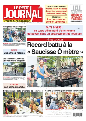Le Petit Journal - L'hebdo du Pays Toulousain - 7 Aug 2015