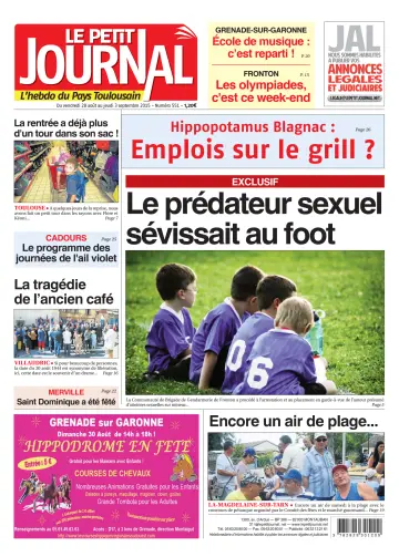 Le Petit Journal - L'hebdo du Pays Toulousain - 28 Aug 2015