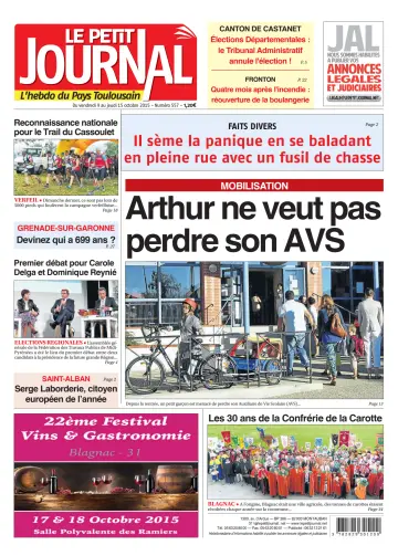 Le Petit Journal - L'hebdo du Pays Toulousain - 9 Oct 2015