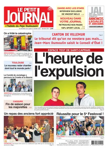 Le Petit Journal - L'hebdo du Pays Toulousain - 16 Oct 2015