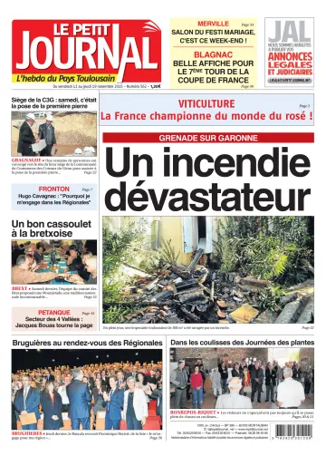 Le Petit Journal - L'hebdo du Pays Toulousain - 13 Nov 2015