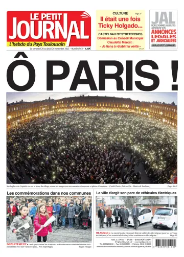Le Petit Journal - L'hebdo du Pays Toulousain - 20 Nov 2015