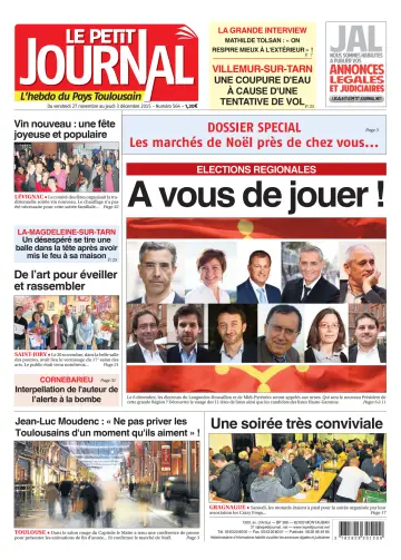 Le Petit Journal - L'hebdo du Pays Toulousain - 27 Nov 2015