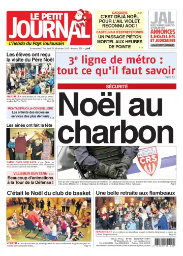 Le Petit Journal - L'hebdo du Pays Toulousain - 25 Dec 2015