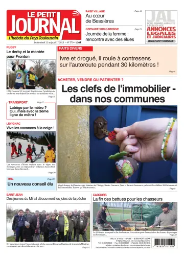 Le Petit Journal - L'hebdo du Pays Toulousain - 11 Mar 2016