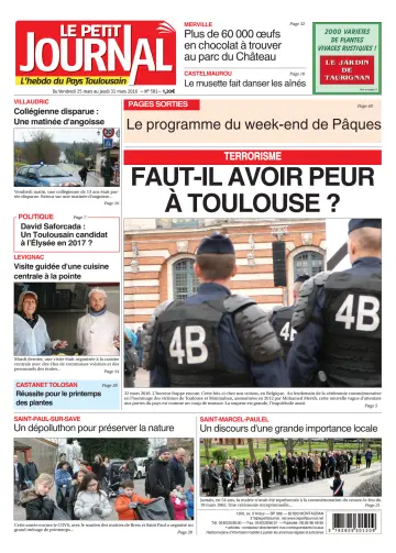 Le Petit Journal - L'hebdo du Pays Toulousain - 25 Mar 2016