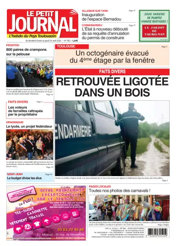 Le Petit Journal - L'hebdo du Pays Toulousain - 8 Apr 2016
