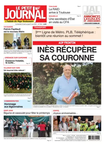 Le Petit Journal - L'hebdo du Pays Toulousain - 29 Apr 2016