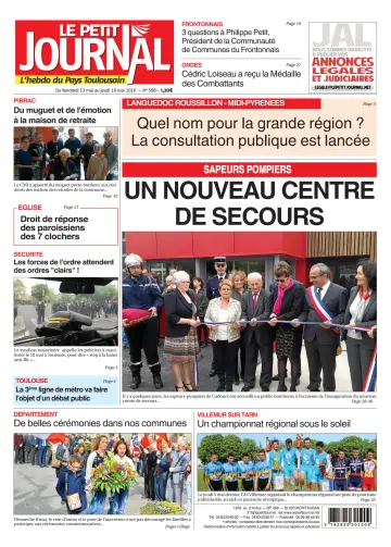 Le Petit Journal - L'hebdo du Pays Toulousain - 13 May 2016
