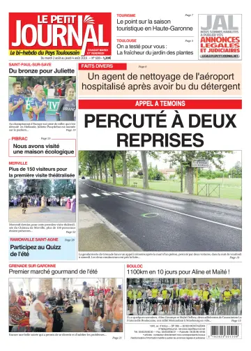 Le Petit Journal - L'hebdo du Pays Toulousain - 5 Aug 2016