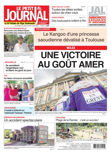 Le Petit Journal - L'hebdo du Pays Toulousain - 12 Aug 2016