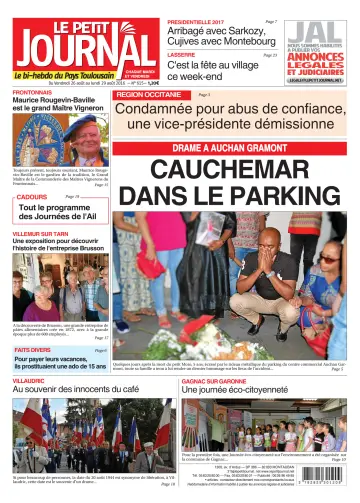 Le Petit Journal - L'hebdo du Pays Toulousain - 26 Aug 2016