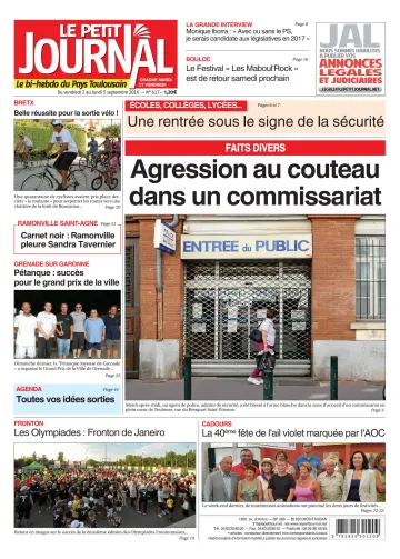 Le Petit Journal - L'hebdo du Pays Toulousain - 2 Sep 2016