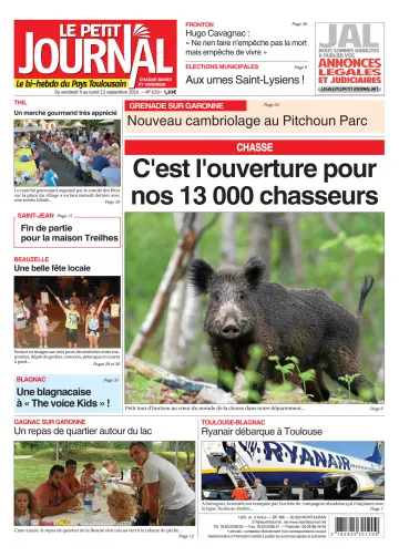 Le Petit Journal - L'hebdo du Pays Toulousain - 9 Sep 2016