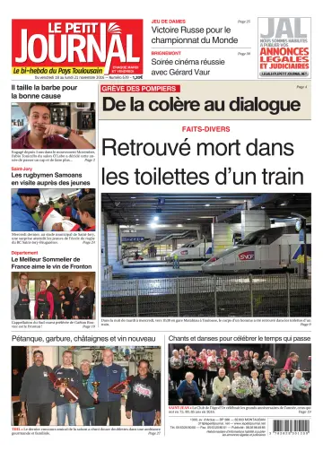 Le Petit Journal - L'hebdo du Pays Toulousain - 18 Nov 2016