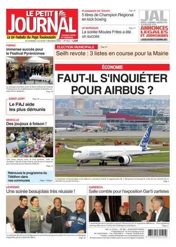 Le Petit Journal - L'hebdo du Pays Toulousain - 2 Dec 2016