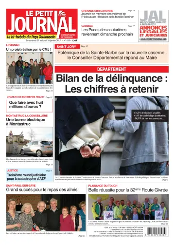 Le Petit Journal - L'hebdo du Pays Toulousain - 27 Jan 2017