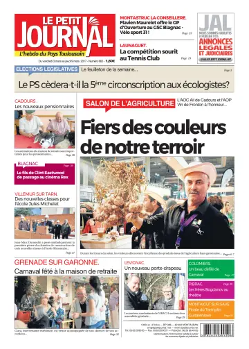Le Petit Journal - L'hebdo du Pays Toulousain - 3 Mar 2017