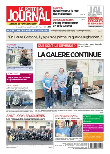 Le Petit Journal - L'hebdo du Pays Toulousain - 10 Mar 2017