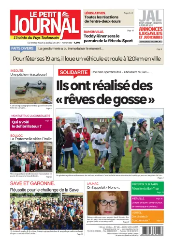 Le Petit Journal - L'hebdo du Pays Toulousain - 16 Jun 2017