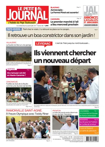 Le Petit Journal - L'hebdo du Pays Toulousain - 30 Jun 2017