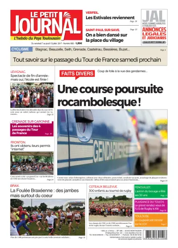 Le Petit Journal - L'hebdo du Pays Toulousain - 7 Jul 2017