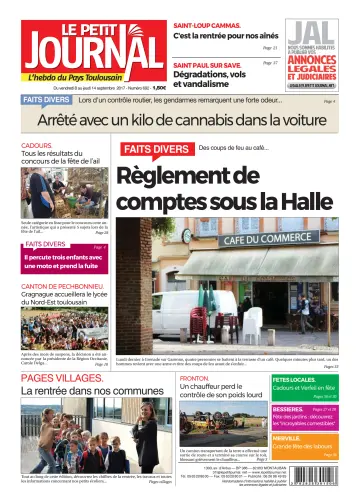 Le Petit Journal - L'hebdo du Pays Toulousain - 8 Sep 2017