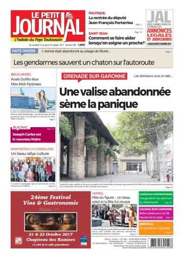 Le Petit Journal - L'hebdo du Pays Toulousain - 13 Oct 2017