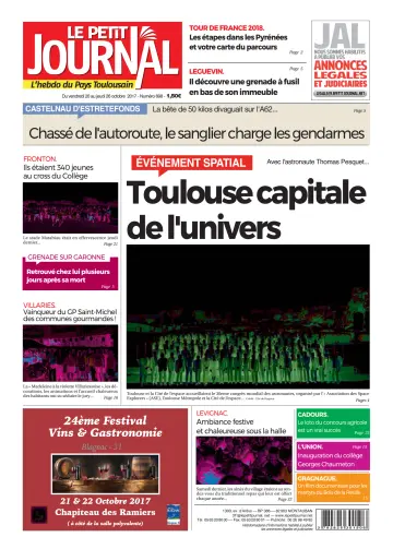 Le Petit Journal - L'hebdo du Pays Toulousain - 20 Oct 2017