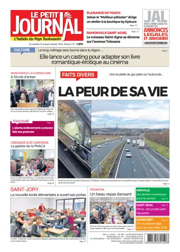 Le Petit Journal - L'hebdo du Pays Toulousain - 12 Jan 2018