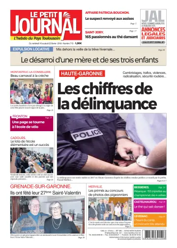 Le Petit Journal - L'hebdo du Pays Toulousain - 16 Feb 2018