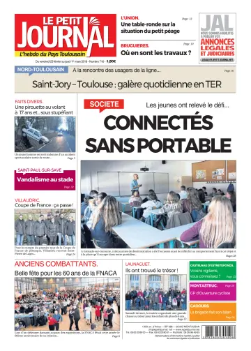 Le Petit Journal - L'hebdo du Pays Toulousain - 23 Feb 2018