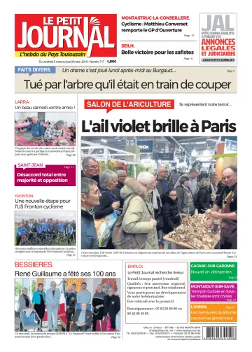 Le Petit Journal - L'hebdo du Pays Toulousain - 2 Mar 2018