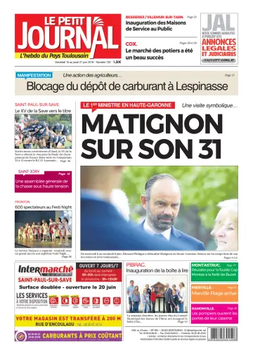 Le Petit Journal - L'hebdo du Pays Toulousain - 15 Jun 2018