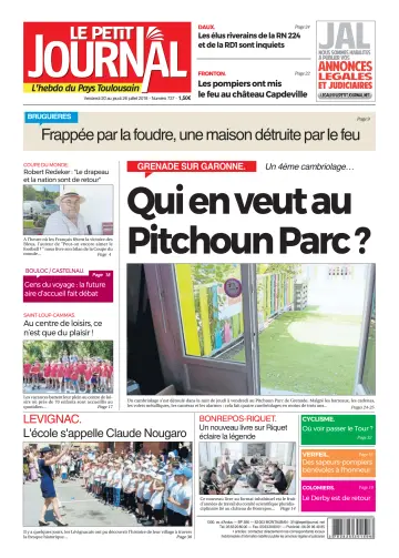 Le Petit Journal - L'hebdo du Pays Toulousain - 20 Jul 2018